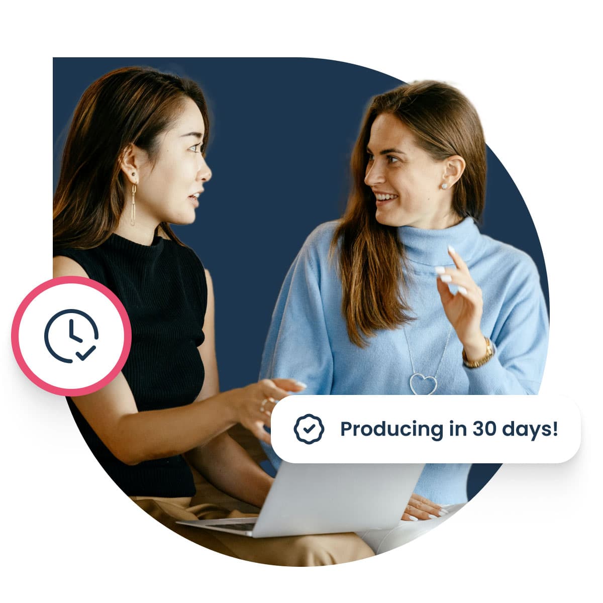 Get a full team producing in less than 30 days.